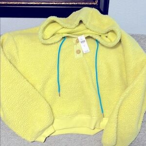 Cozy Yellow Hoodie Sweater